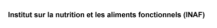 Institut des nutraceutiques et des aliments fonctionnels (INAF)